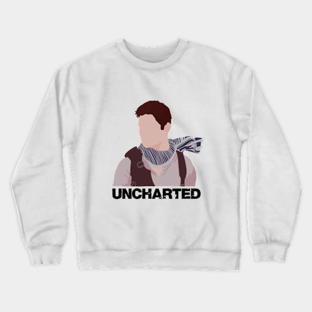 Nathan Drake Uncharted Silhouette Crewneck Sweatshirt by Vatar